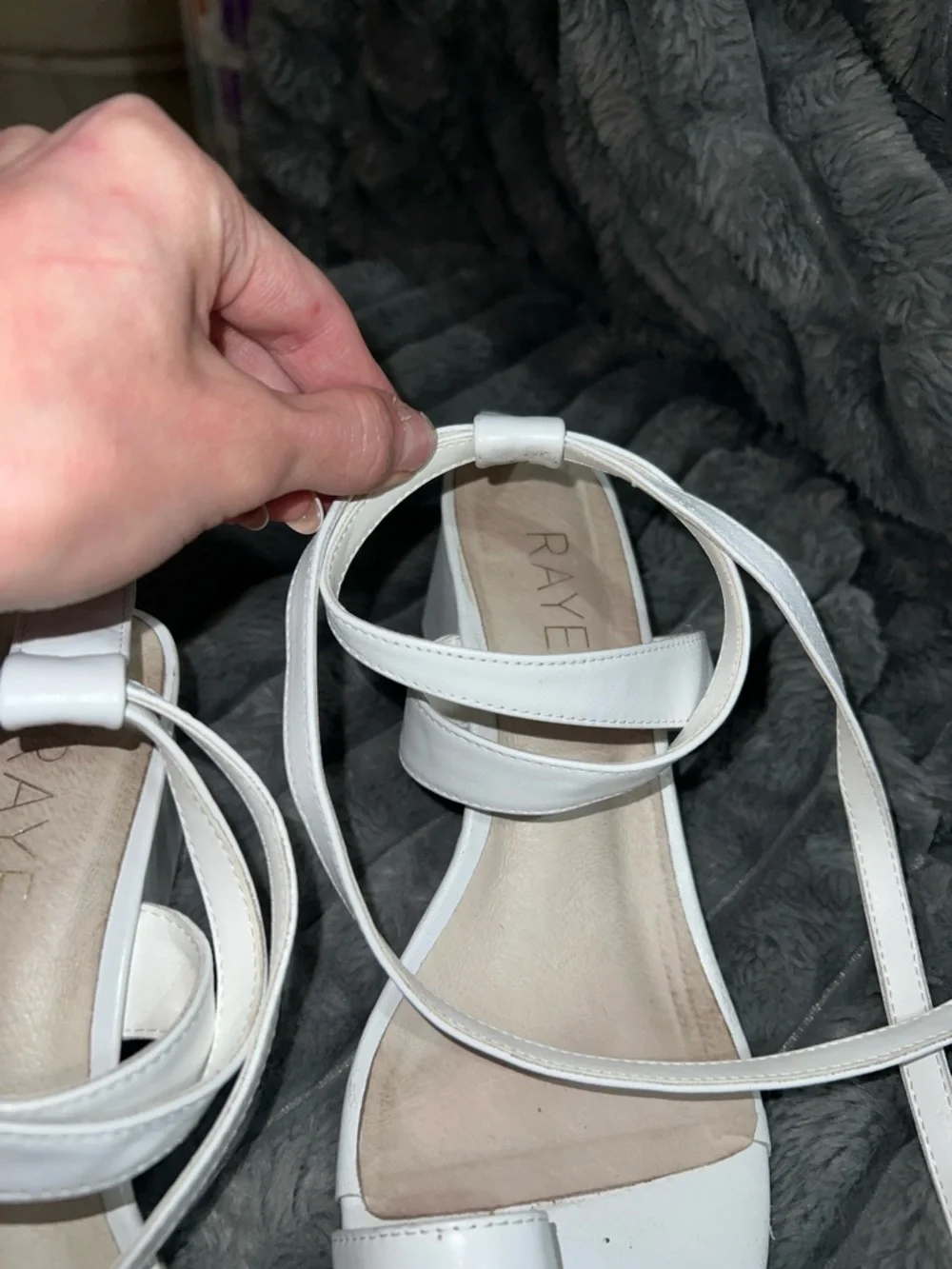 RAYE White Kepner Sandal - Dust Bag Included - Picture 9 of 16